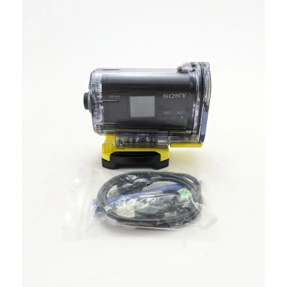 Sony HDR-AS10 Exmor R Steady Shot 11.9 Black Camcorder Action Helmet Camera